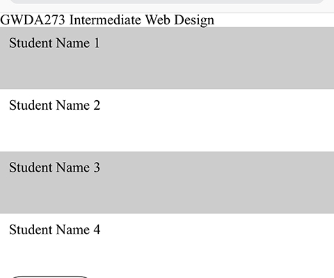 Attendance Web App - Rubric Error